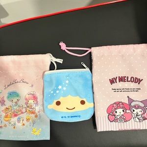 Sanrio pouches - never used.